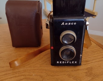 Ansco Rediflex Camera with case Tested