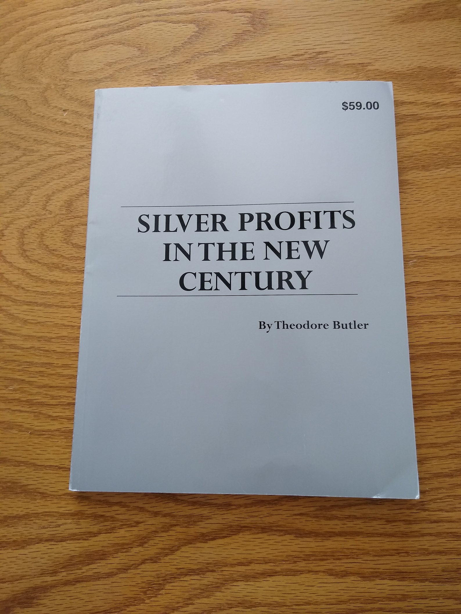 Silver Profits In The New Century by Theodore Butler 2001 Etsy