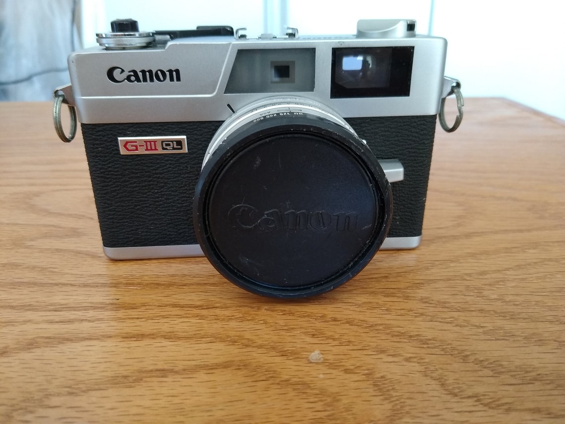 Canon QL17 GIII 35 mm Camera Tested New Battery Etsy