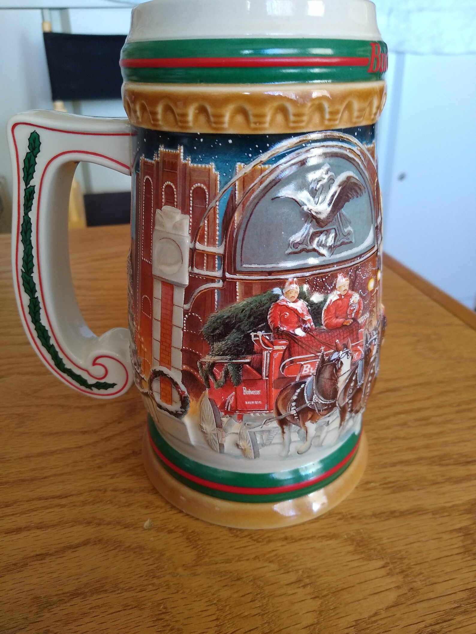 Budweiser Holiday Stein Home for the Holidays New in Box Etsy
