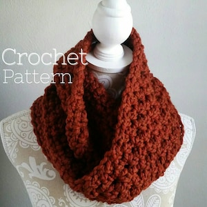 Infinity Scarf Pattern, Crochet Scarf Pattern, Double Loop Infinity Pattern, All levels crochet pattern, The Oscar Infinity, DIY Scarf