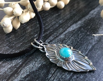 Amazonite Argentium Sterling Silver Pendant Necklace