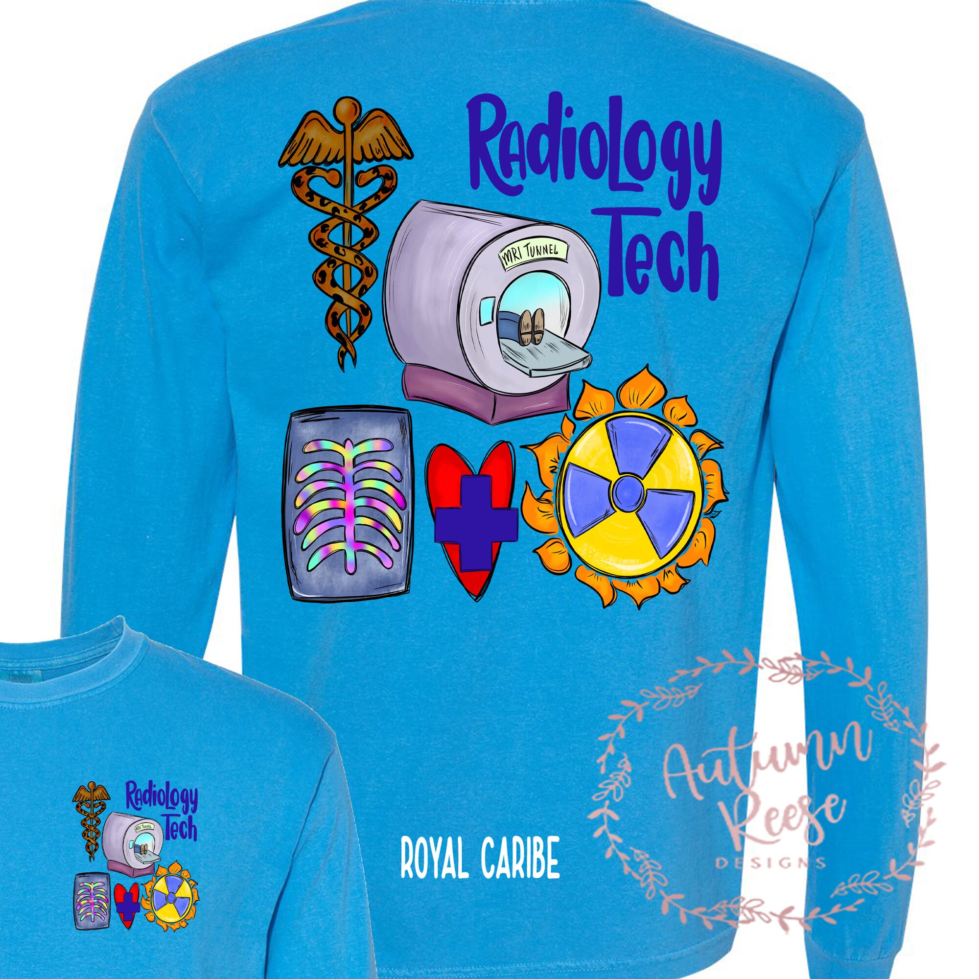 Radiology Technologist Shirt Front & Full Back Design Comfort Etsy UK