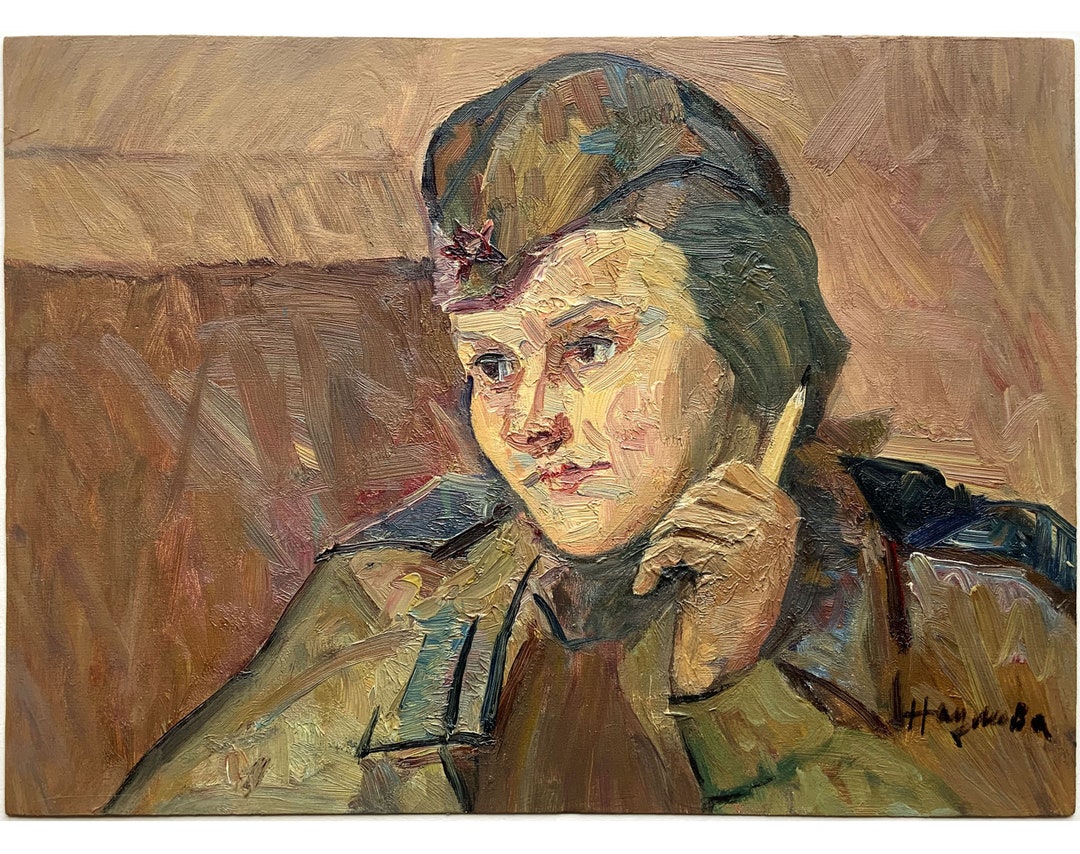 Vintage Original Oil Painting by Ukrainian Artist T.naumova, 1960s ...