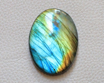 Netural SCHALENBLENDE Pear Cabochon 28X20 mm 42 Carat Smooth Polish Loose Gemstone For Making Jewelry.