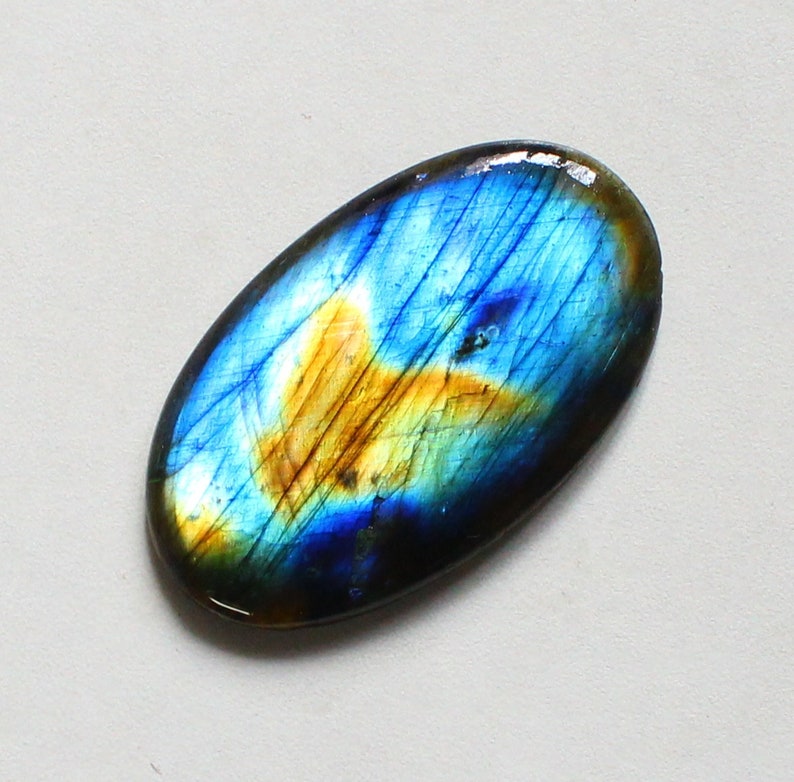 45X27X5 MM labradorite cabochon gemstone 54.65 Cts oval cabochon handmade polished free shipping 50/%off