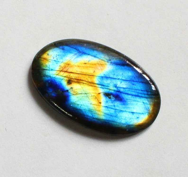 45X27X5 MM labradorite cabochon gemstone 54.65 Cts oval cabochon handmade polished free shipping 50/%off