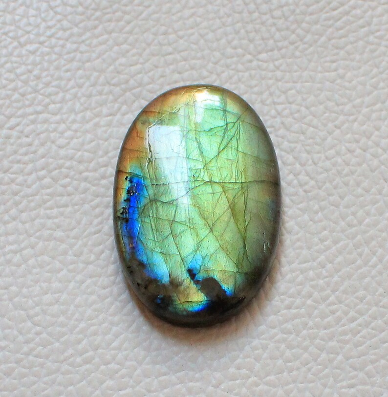 Amazing Multi Fire Labradorite Multi Fire Labradorite Cabochon Loose Gemstone 70.70 Cts Oval Shape Semi Precious Stone Best For Silver
