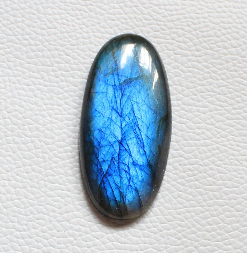 Natural Amazing Blue Labradorite Cabochon Gemstone 88.20 Cts 53x25x8mm Wholesale Price