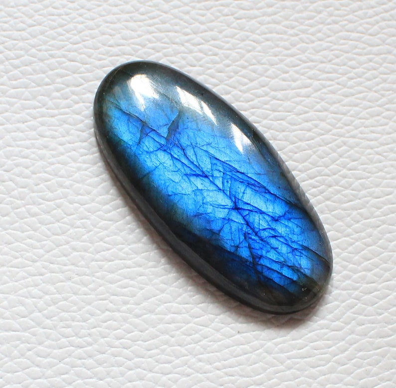 Natural Amazing Blue Labradorite Cabochon Gemstone 88.20 Cts 53x25x8mm Wholesale Price