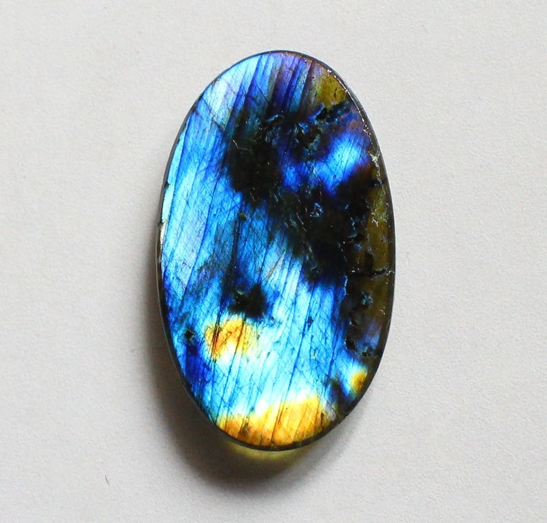 45X27X5 MM labradorite cabochon gemstone 54.65 Cts oval cabochon handmade polished free shipping 50/%off