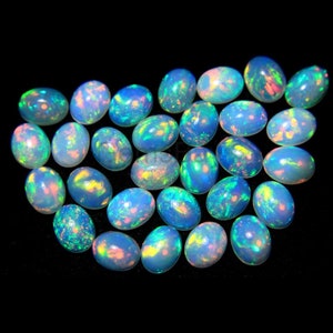 AAA+++ Top Quality Natural Ethiopian Opal,  Ethiopian Opal Cabochon Lot Welo Opal Making Jewelry