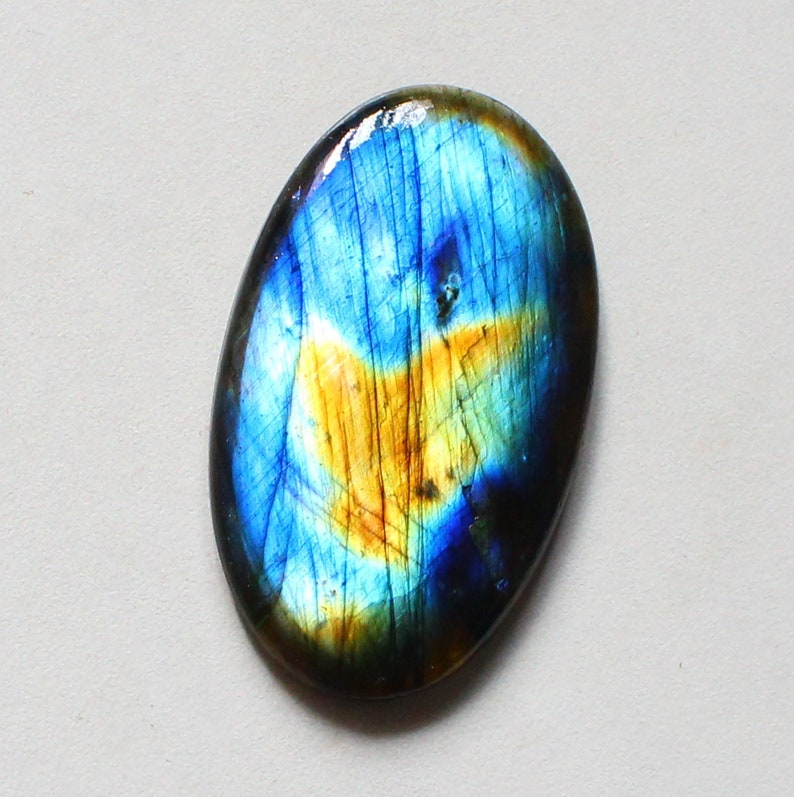 45X27X5 MM labradorite cabochon gemstone 54.65 Cts oval cabochon handmade polished free shipping 50/%off