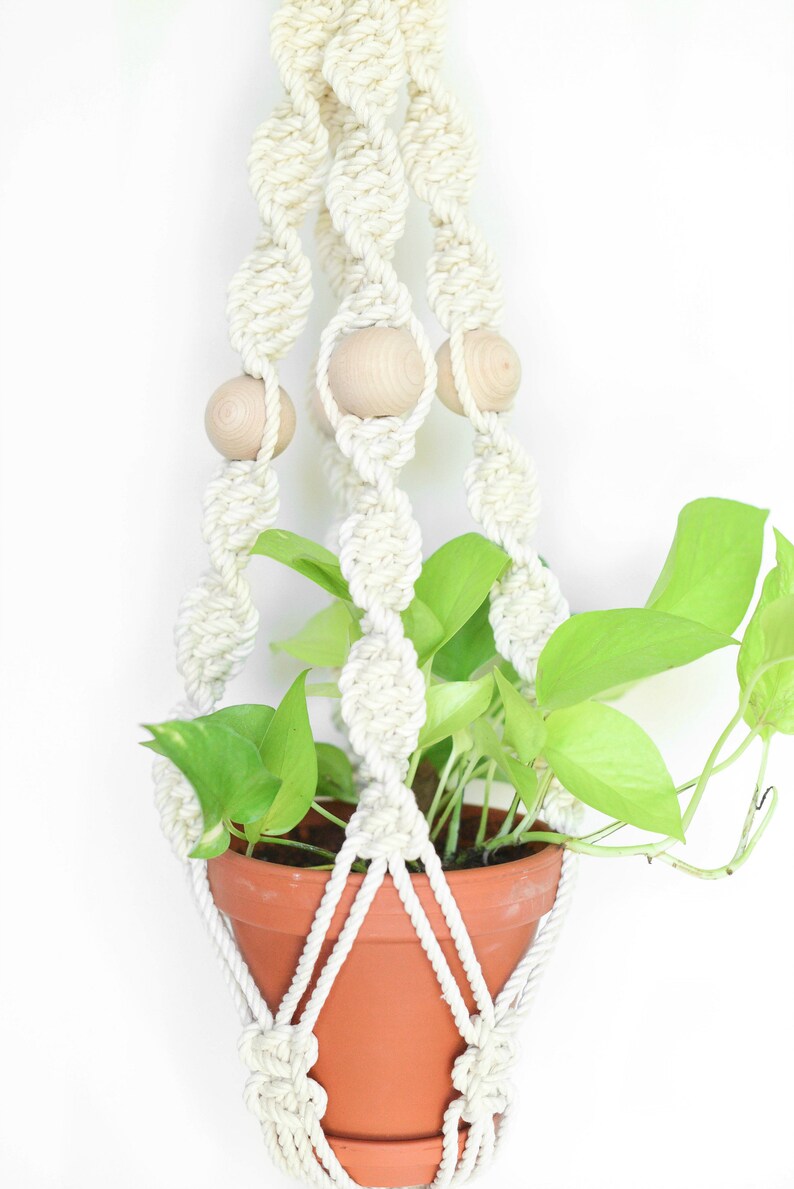  Macrame  Plant  Hanger  Pattern Spiral  Knot Macrame  Plant  Etsy