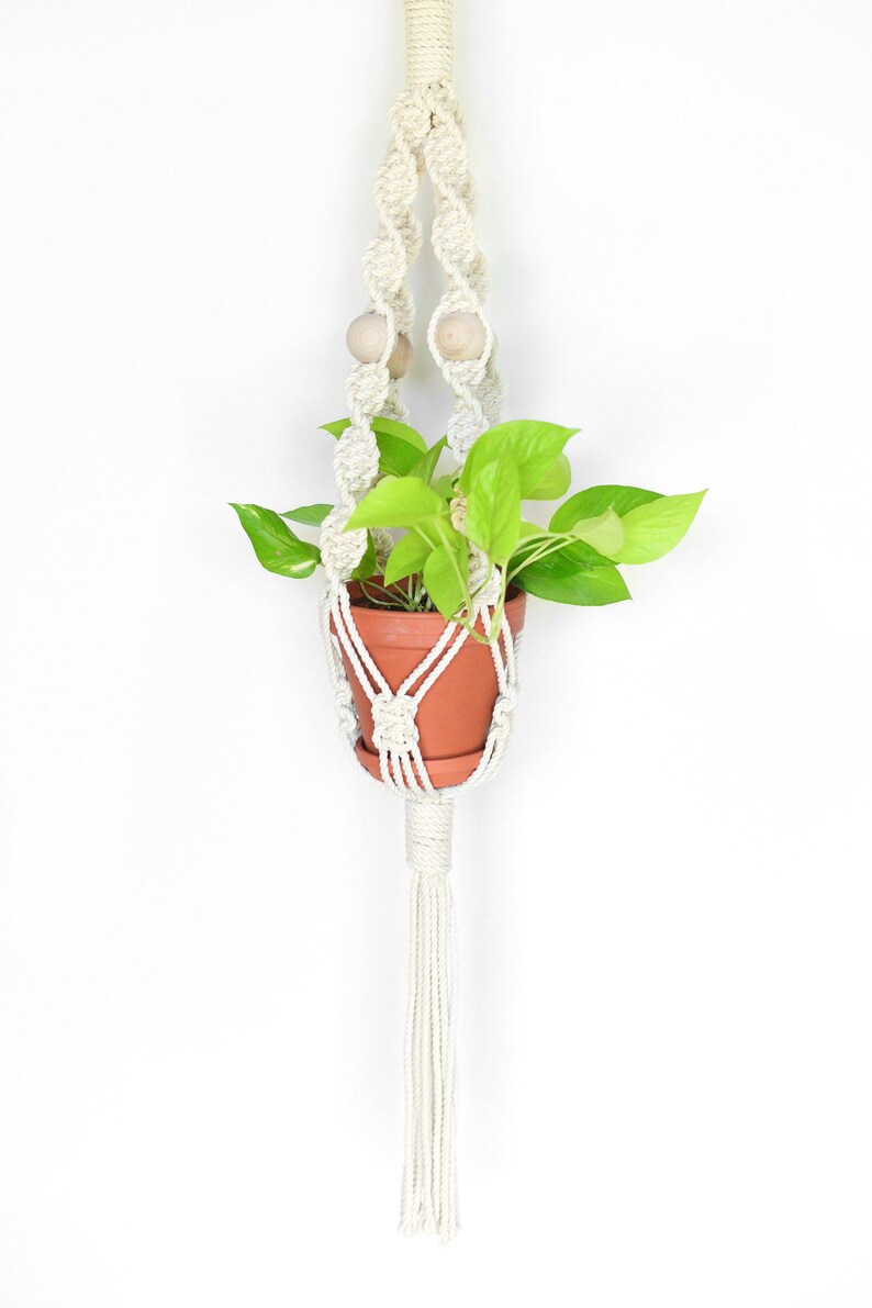 Macrame Plant Hanger Pattern Spiral Knot Macrame Plant Etsy