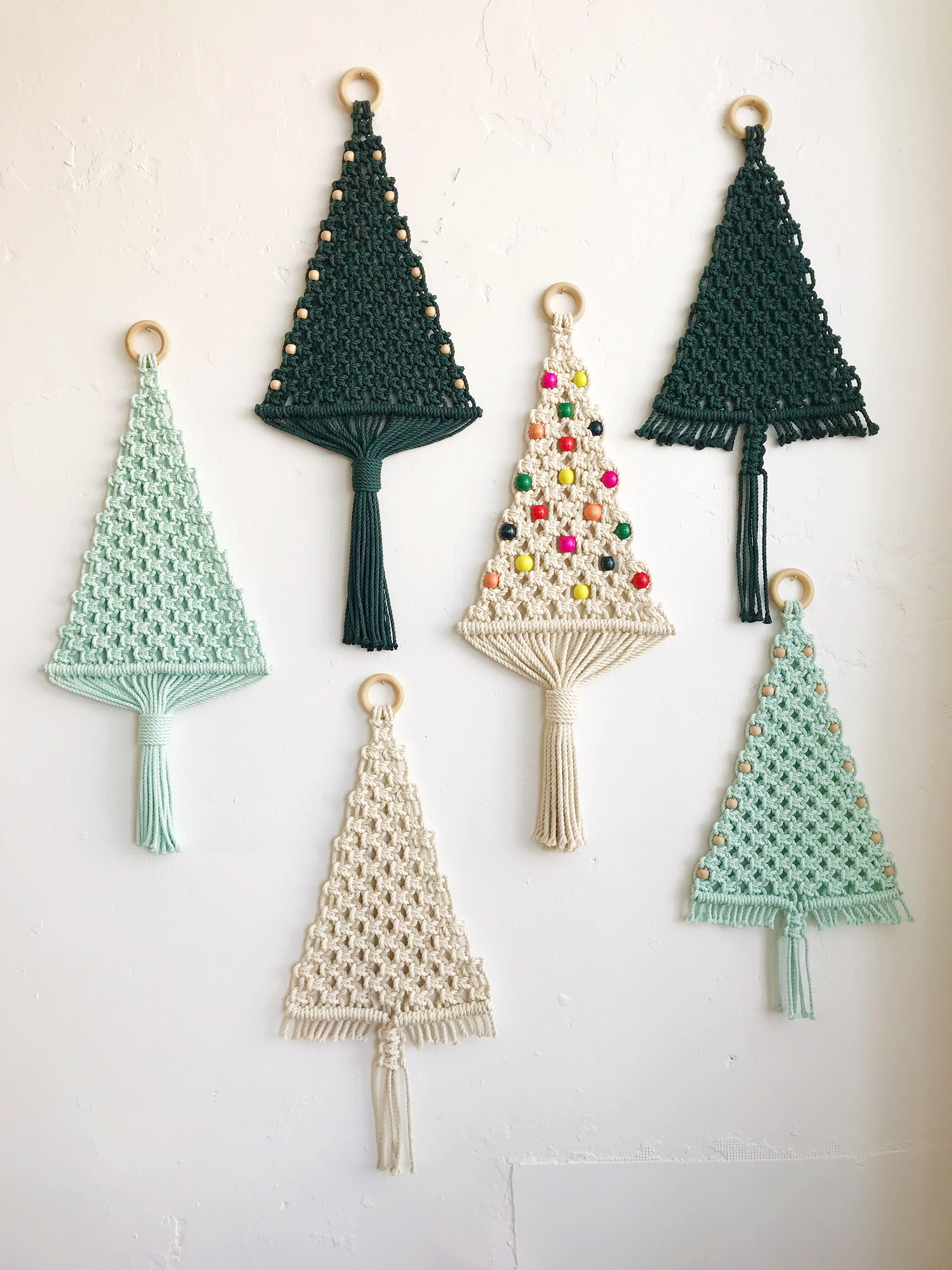 Macrame Pattern Macrame Christmas Tree Holiday Home Decor Etsy UK