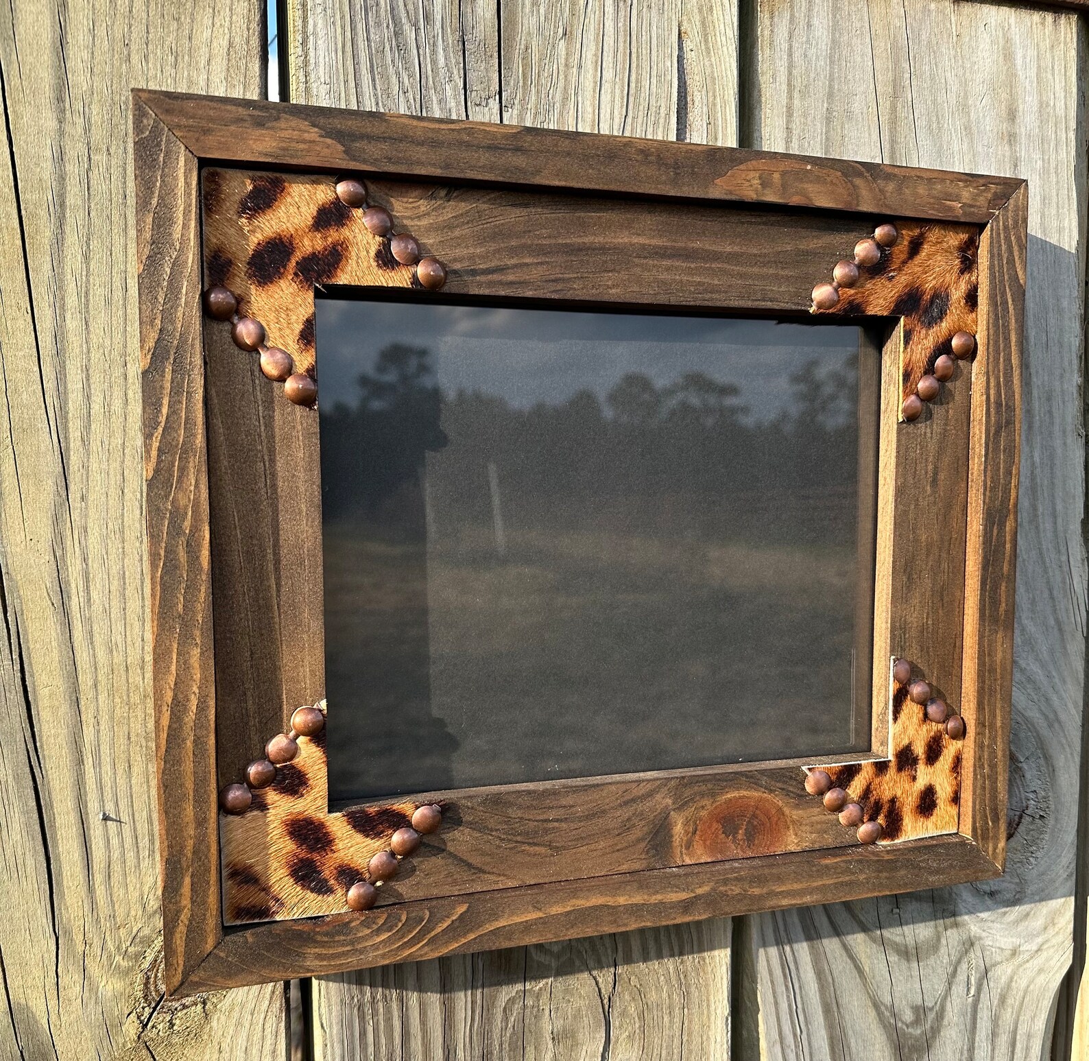 Cheetah Print Cowhide 8x10 Picture Frame - Etsy