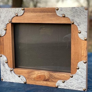 Cowhide 8x10 picture frame