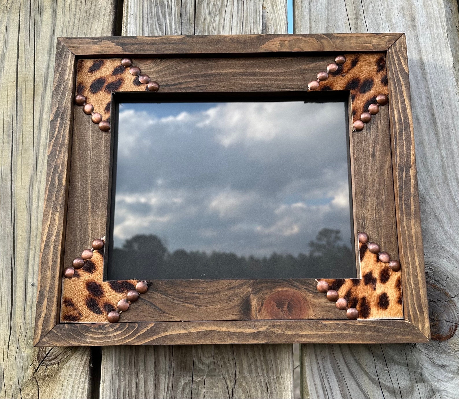 Cheetah Print Cowhide 8x10 Picture Frame - Etsy