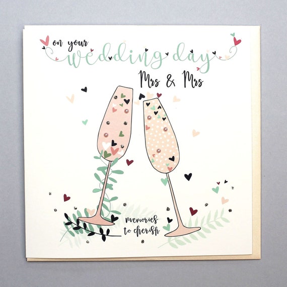 Wedding Anniversary Card for Gay Couple Etsy