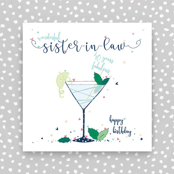 40th Birthday Wishes To Sister In Law Janina Jonell