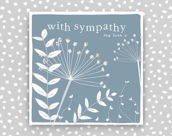 Sympathy Card - Condolence card