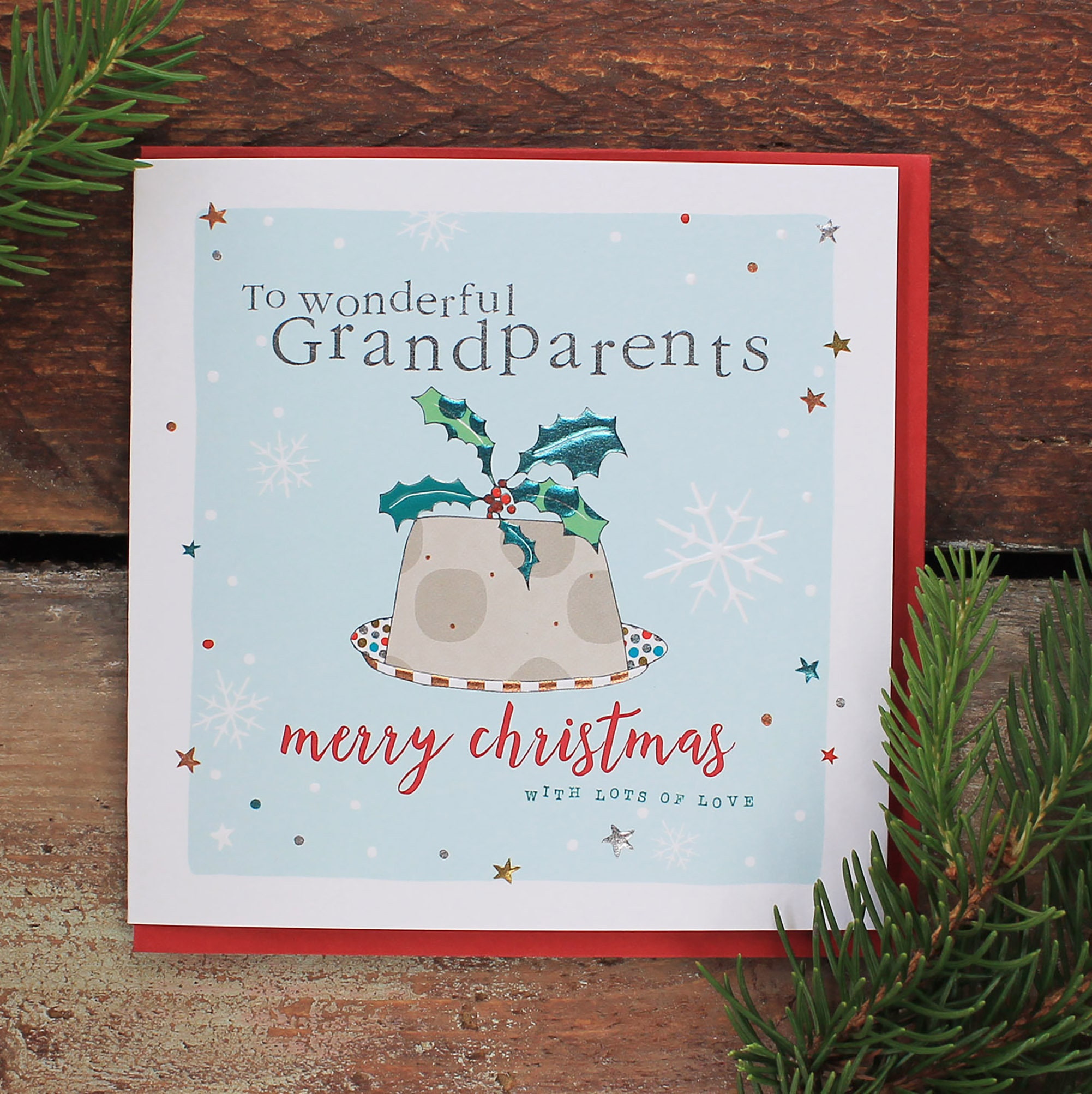 Wonderful Grandparents Christmas Card | Etsy