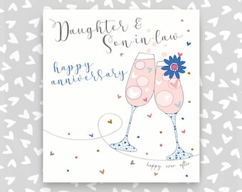 Daughter And Son In Law Anniversary Card