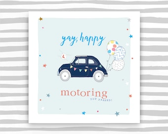Driving test Card - Happy Motoring Card