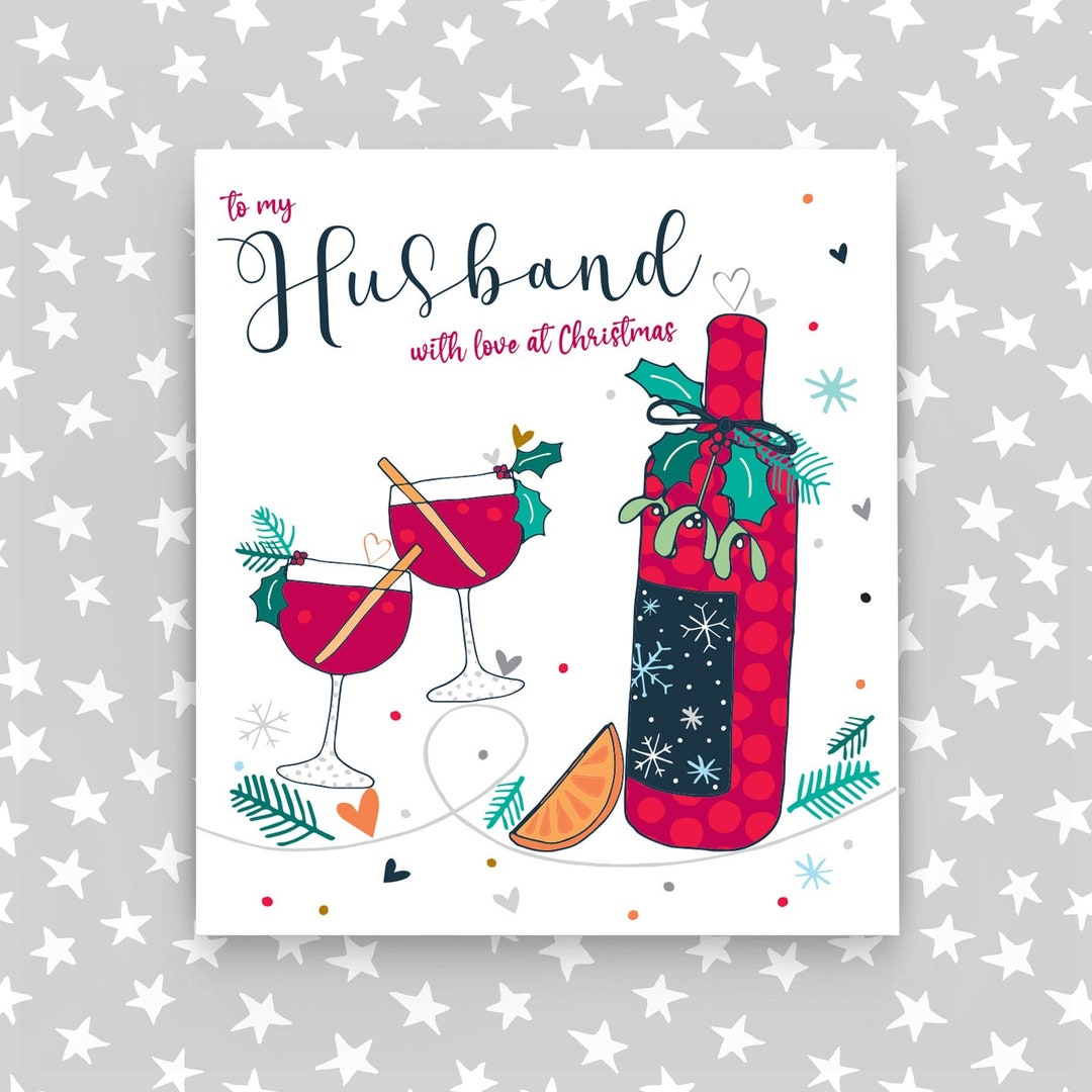 Husband Christmas Card - Etsy UK