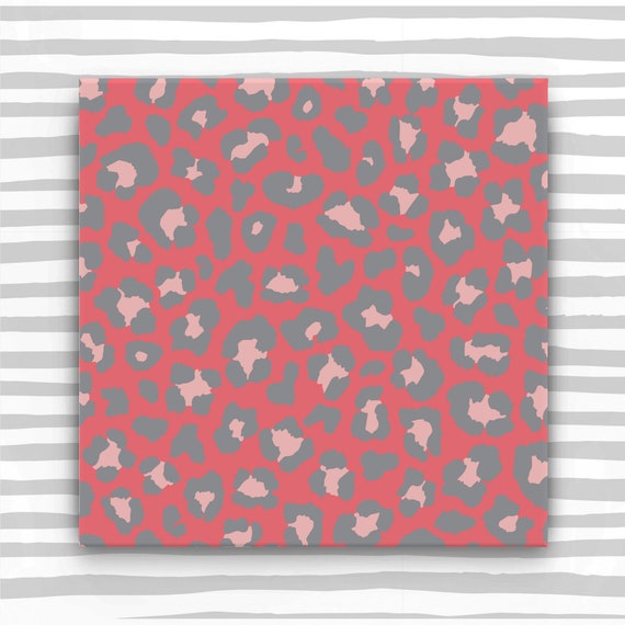 Leopard print gift wrap for her