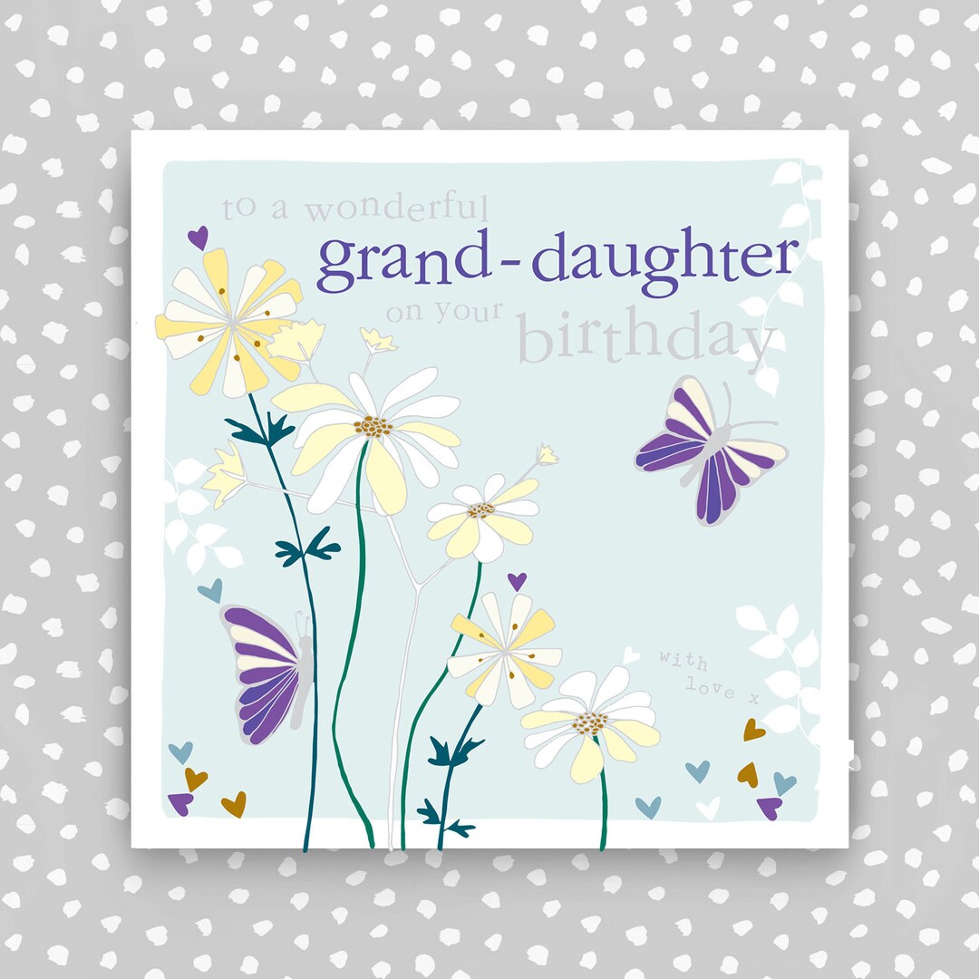 Granddaughter Birthday Card - Etsy