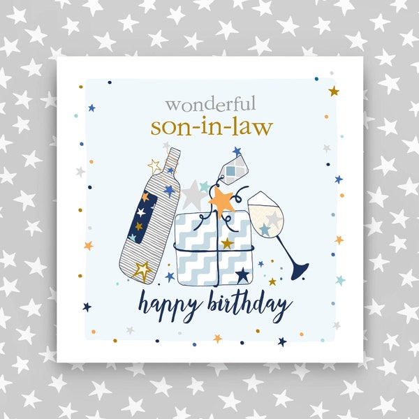 Son in Law Birthday Card - Etsy UK