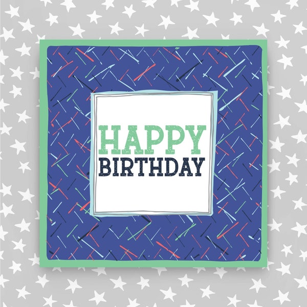 Happy Birthday Card For Him/Colourful card to wish him a happy birthday