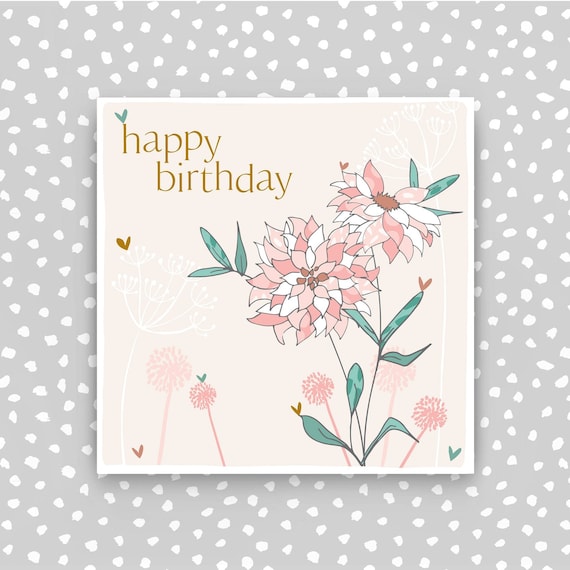Happy Birthday Flowers Friend