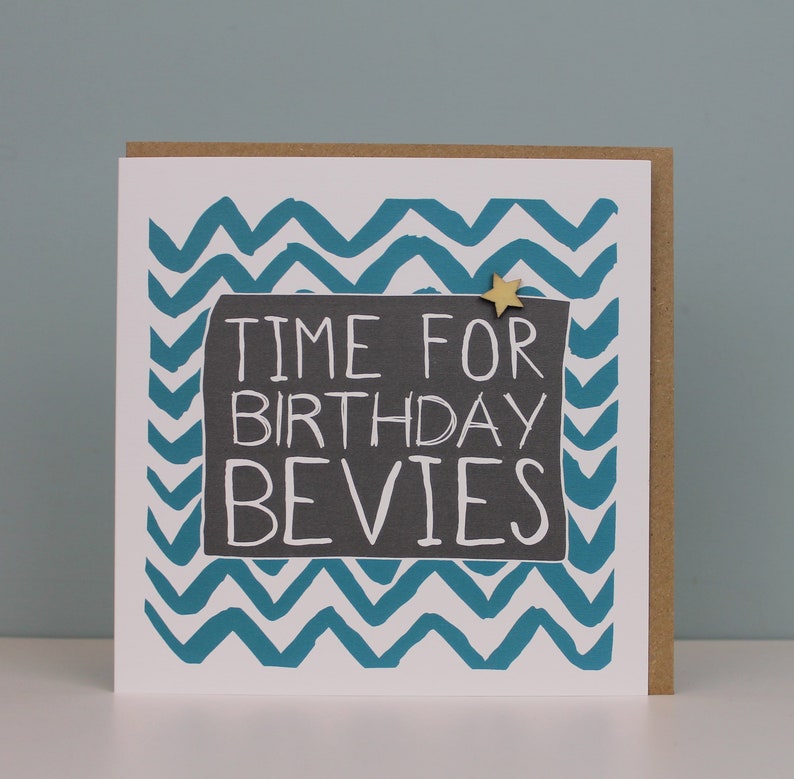 Male Birthday Card Birthday Bevies Card Male Birthday Card Etsy