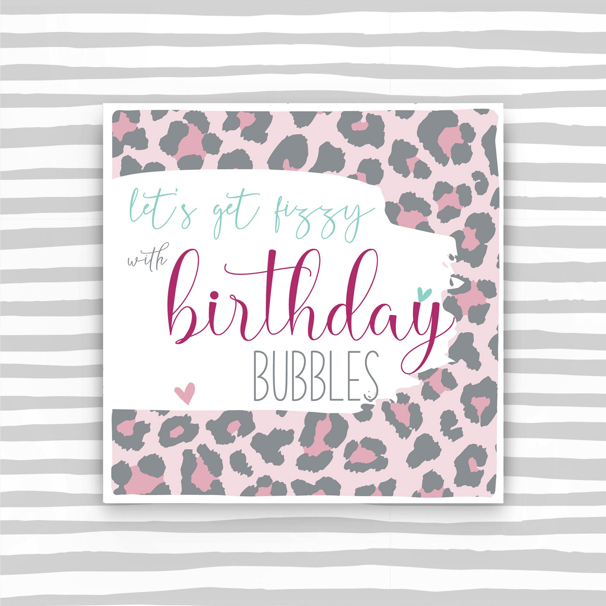 Female Birthday Card - Birthday Bubbles