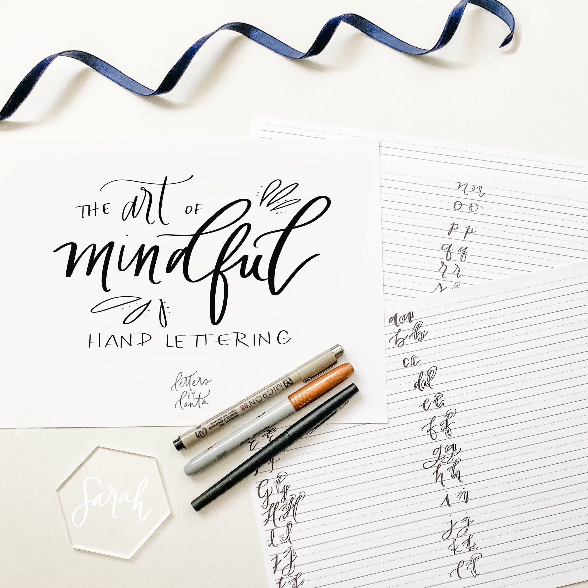 Be Mindful. Card With Calligraphy. Hand Drawn Modern Lettering