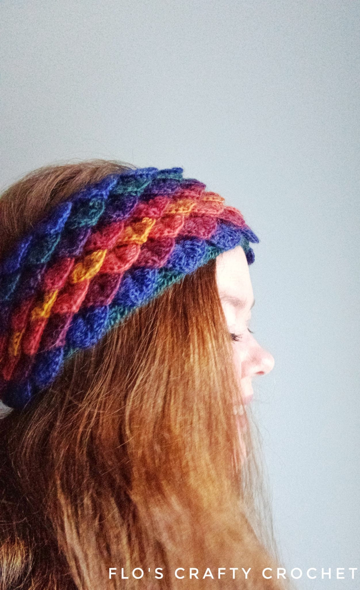 40 Dragon Scale Crochet Patterns: Unleash Your Creativity with Unique Designs! 1 Dragon Scale Headband ear warmer Crochet Pattern UK