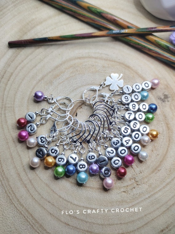 Row Counters Stitch Counters Crochet Knitting 2 Sizes Etsy Canada