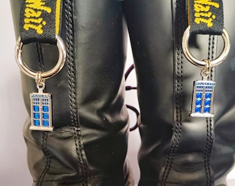 TARDIS Boot Charm: Dr. Who Police Box Shoe Accessory