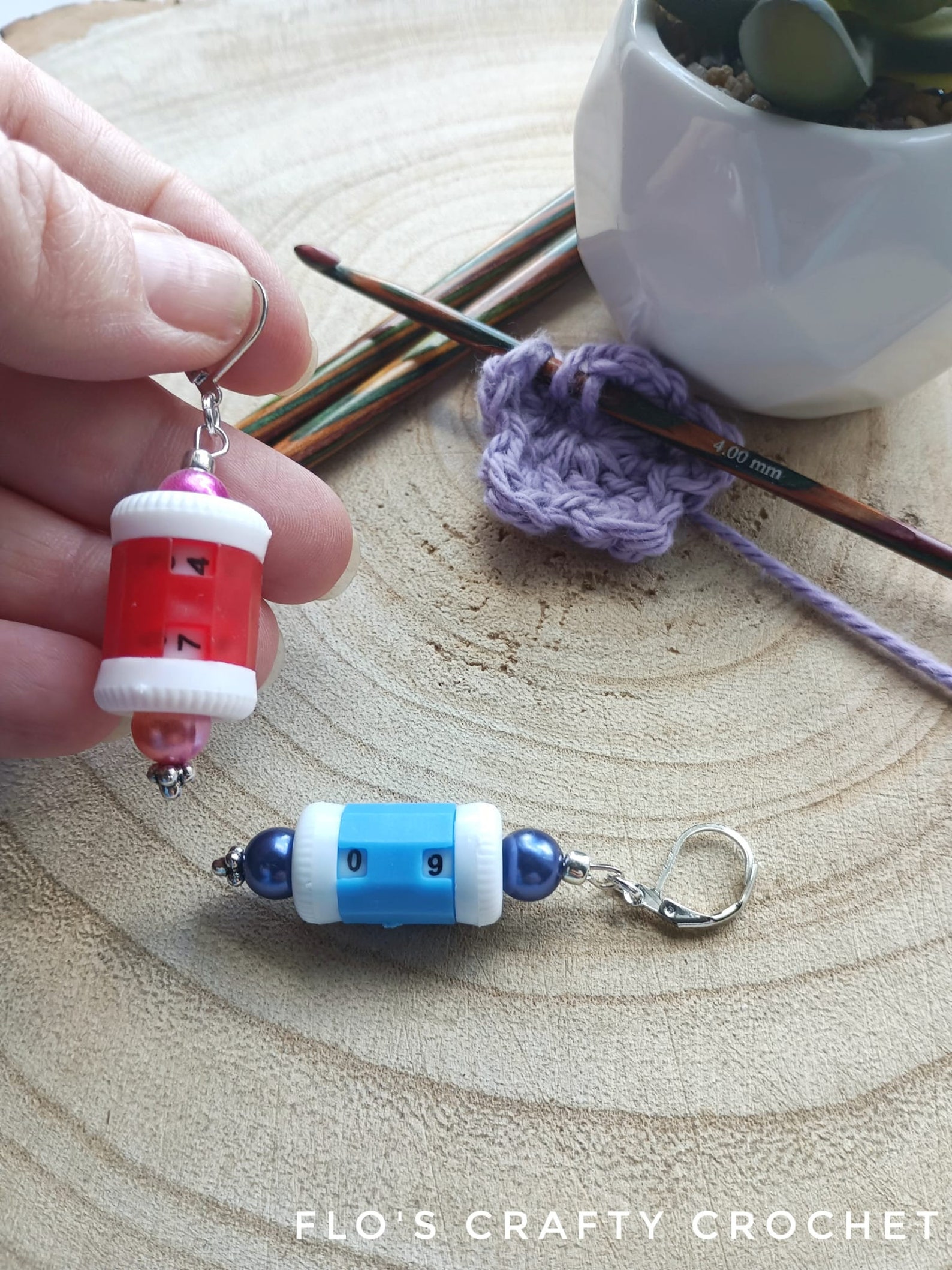 Row Counter Stitch Marker: Knitting Crochet Progress Keeper - Etsy