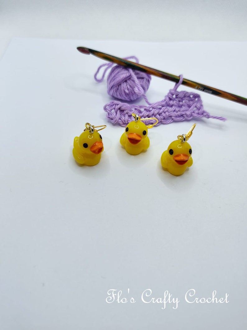 Rubber Duck Rubber Ducky Stitch Marker for Crochet or Etsy UK
