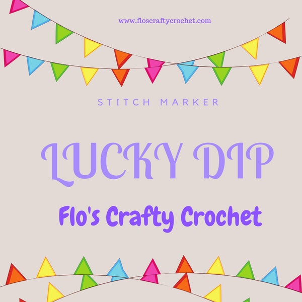 Stitch Markers lucky dip, knitting, crochet, flos crafty crochet, knitting, crochet, accessories, knit, cute gift, zip pull, charm