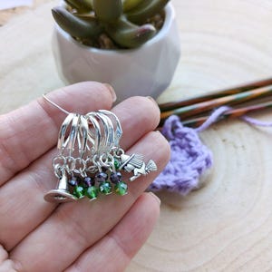 Wicked Witch Stitch Marker Set: Crochet Knitting Progress Keeper