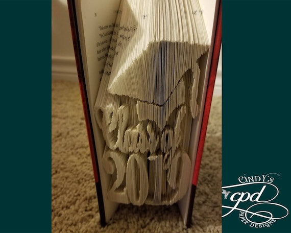Star Alphabet Folded Book Art Folding PATTERN ONLY Combination method