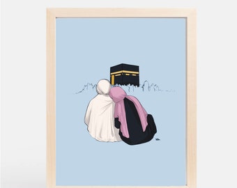 Makkah Hajj Umrah DIGITAL art print