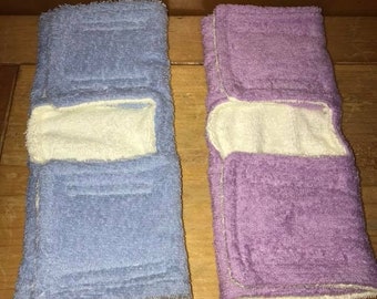 2 Cleaning Pads , Covers, Adjustable fits most sizes, Reusable & Reversible