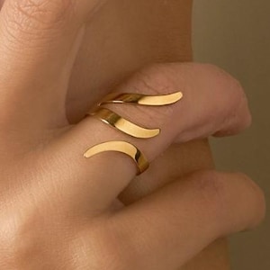 925 Sterling Silver Flame Ring | Adjustable Ring | Fire Ring | Silver Ring | Gifts for Her | Gifts for Him | Meaningful Gift | Unisex Ring
