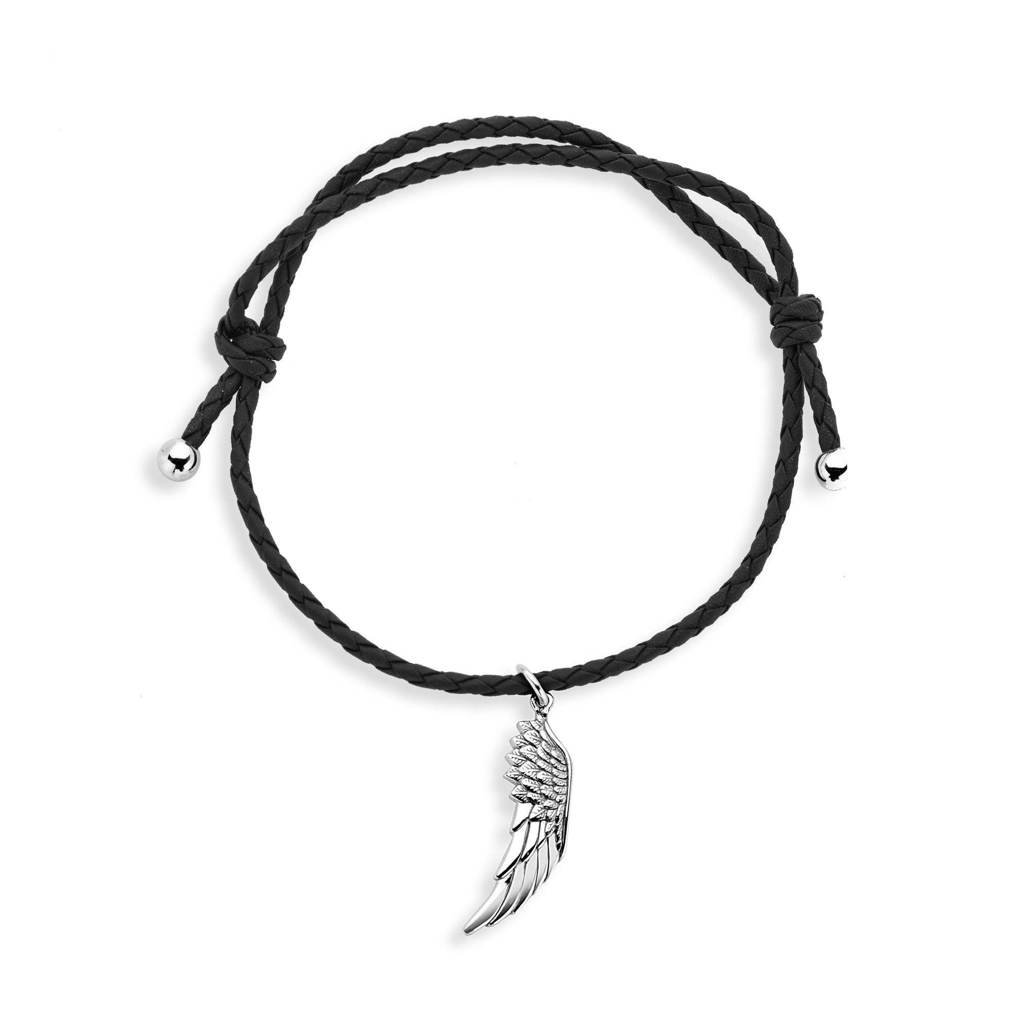 Men's Angel Wing Bracelet Adjustable 